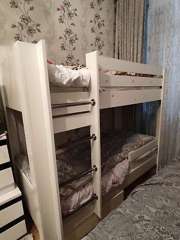 matras iki neferlik: Oğlan və qız üçün, Çarpayı, Siyirməli, Taxta — 4