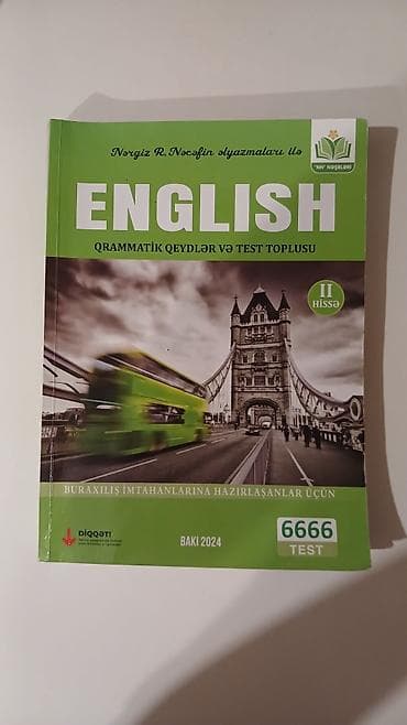 Testlər: Məhsul: “English – Qrammatik Qeydlər və Test Toplusu” (Nərgiz R — 2