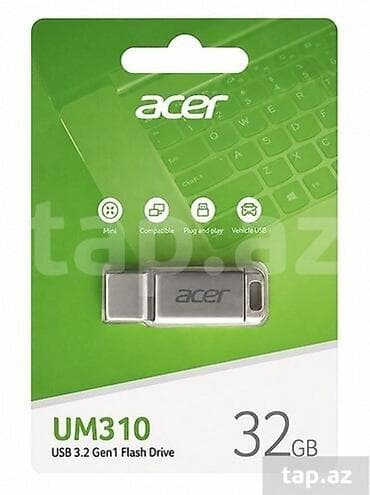 5g modem router: Acer UM310 USB 3.2 Gen1 Flash Drive – 32 GB Original Oxuma sürəti - — 1