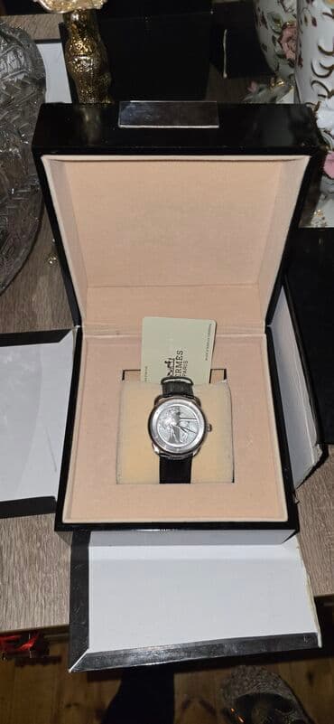 saat gumuş: Klassik Saat dəsti, rəng - Qara — 4