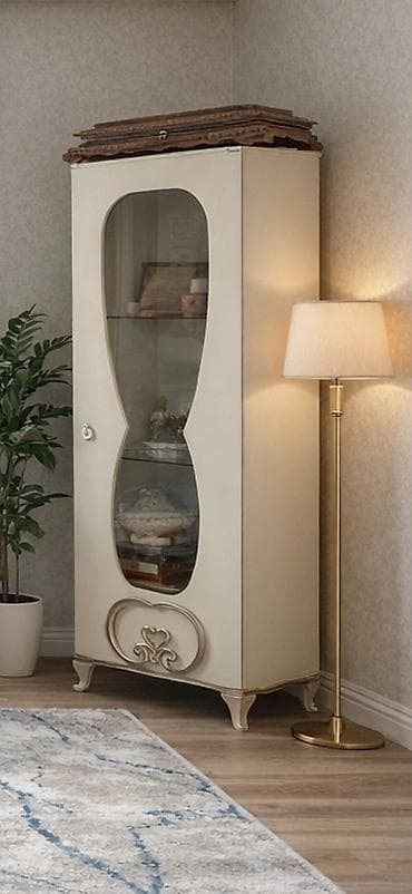 vitrin ref: Şüşəli dolab vitrini, Yeni, Ünvandan götürmə — 1