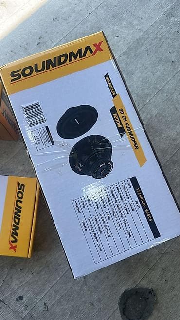 2ci əl xaladenik: SOUNDMAX avtomobil audio dəstləri 1) Subwoofer: SOUNDMAX SX-R12S4 - — 3