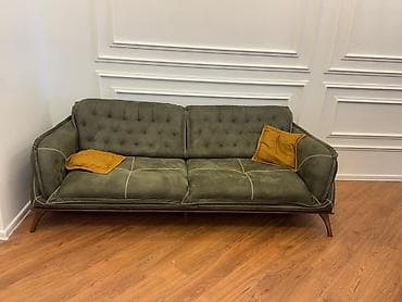 Qonaq otağı üçün, İşlənmiş, Açılmayan, Dördbucaq masa, 6 stul — 3