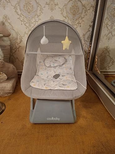 körpü mebel: Oğlan və qız üçün, Dördbucaq, Beşik, Dəstsiz, Matras ilə, Yellənmə mexanizm ilə — 1