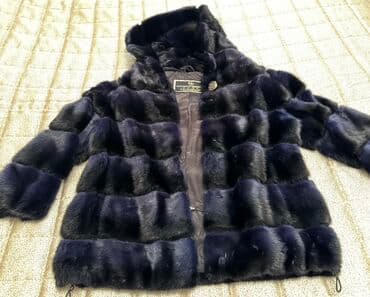 женские шлепанцы с мехом: Шуба, S — 1