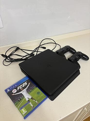 red dead redemption: Playstation 4 slim 500gb,yaxşı veziyətdədi İçi təmizlənib, pastalar — 2