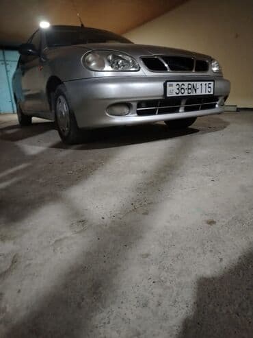 ZİL: Daewoo Lanos sedan, gümüşü rəng. 4 qapılı, geniş salon və iri baqaj — 2