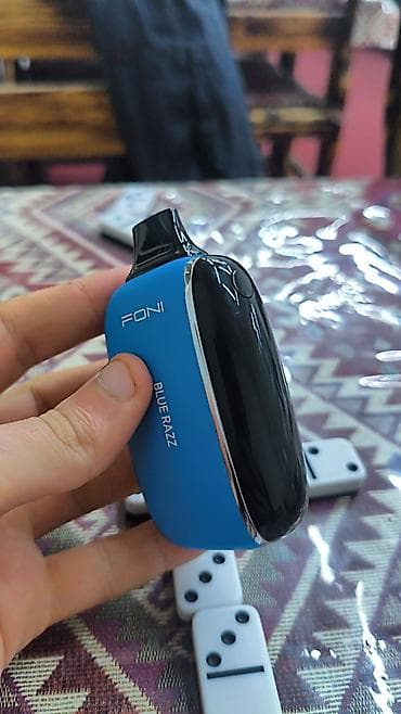 малина: FONI Blue Razz birdəfəlik elektron siqaret - Dad: Blue Razz (mavi — 1