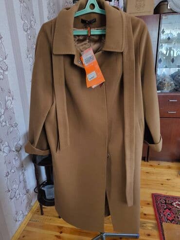 boyun ağrısı ucun maz: Palto, rəng - Qəhvəyi — 3