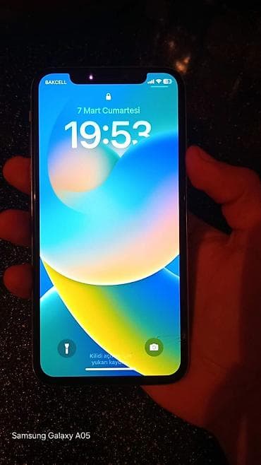 ipone mini: IPhone X, 64 GB, Gümüşü, Face ID — 1