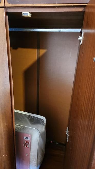 dolab 2 qapili: 2 qapılı, Qəhvəyi, Taxta, Açılan, Düz dolab — 2