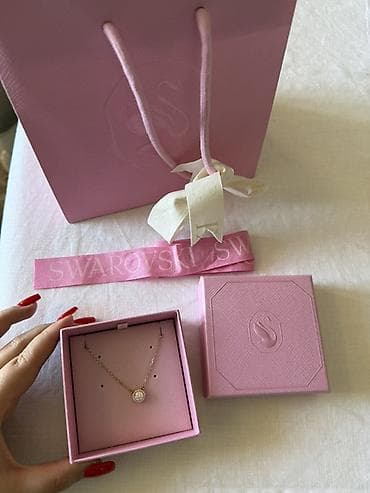 Boyunbağı, Swarovski, Çəhrayı qızıl