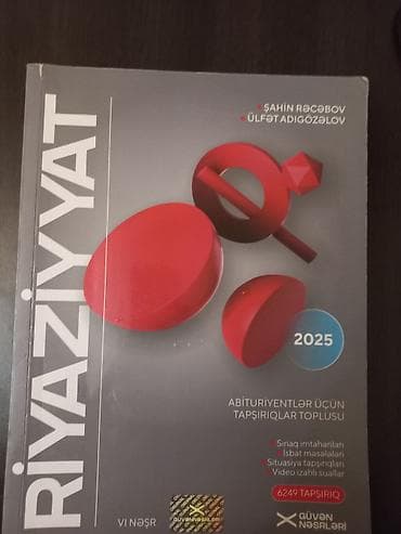 Məhsul: “Riyaziyyat – Abituriyentlər üçün tapşırıqlar toplusu” (2025)