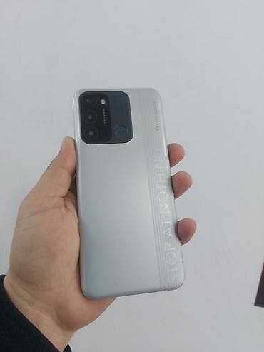 Tecno Spark, rəng - Gümüşü, Barmaq izi