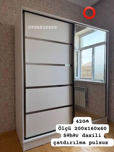 шкаф купе по индивидуальному заказу: Новый, Купе, Гардеробный шкаф — 1