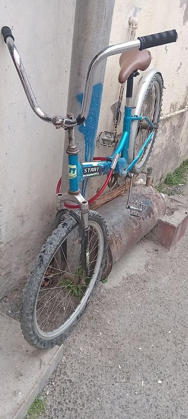 Uşaq arabaları: Uşaq velosipedi – START markası - Çərçivə: polad, mavi rəngli, aşağı — 2