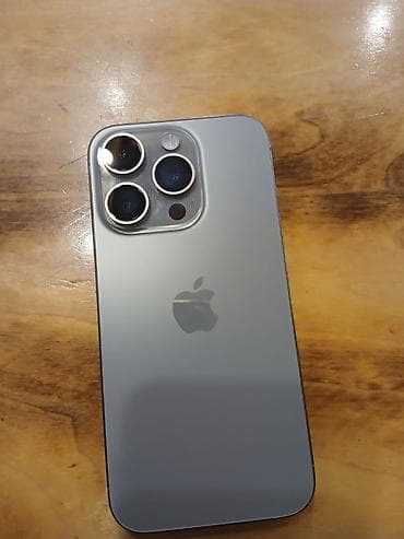 IPhone 15 Pro, Natural Titanium, Barmaq izi, Face ID
