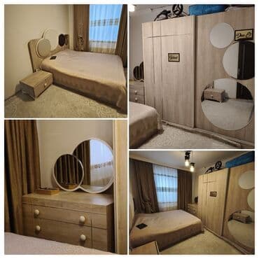 otaq gulleri: 2 təknəfərlik çarpayı, Termo, Dolab, 2 tumba, İşlənmiş — 1