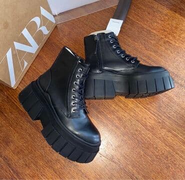 botlar: Bershka, Ölçü: 36, rəng - Qara, Yeni — 3