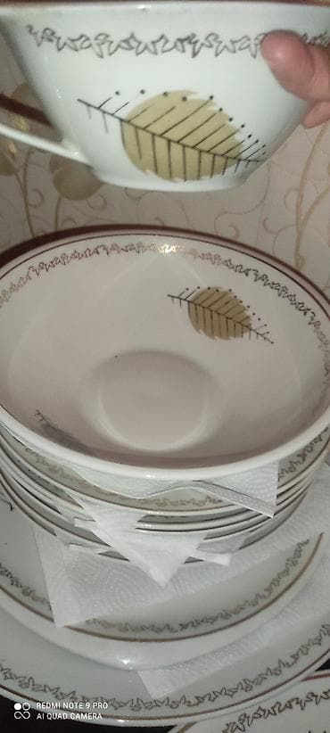 qab qacaq ecemi instagram: Nahar dəsti, rəng - Ağ, Farfor — 7