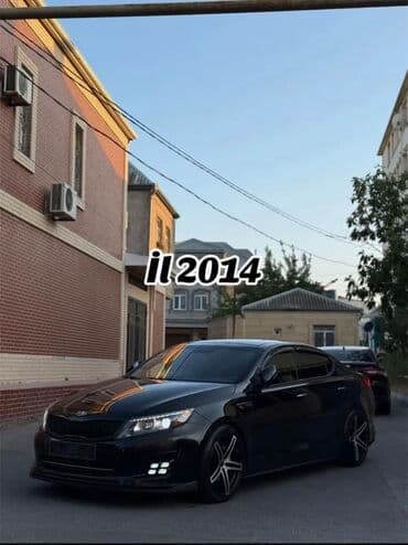elantra 2012 android: Kia Optima – 2014 - Kuzov: sedan, qara rəng, idman üslublu disklər - — 4