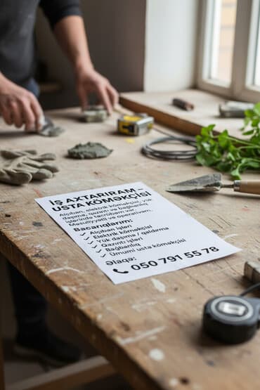 sürücü işi 2025: Köməkçi, Kişi, 5 ildən artıq təcrübə, Tam iş günü — 1