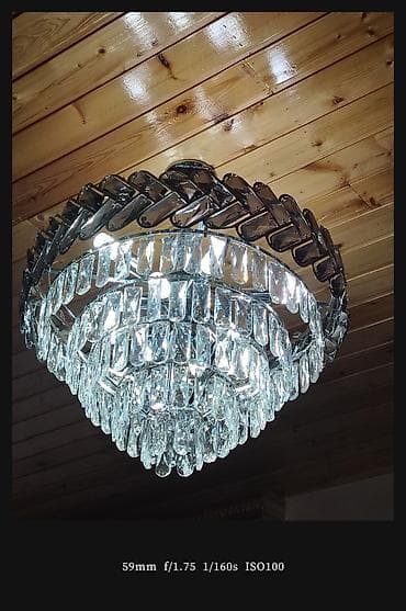 lyüstr: Çılçıraq, 10 və daha çox lampa, Metal — 3