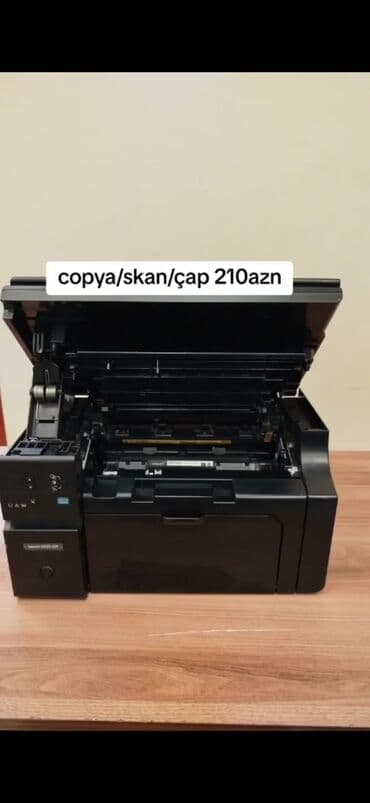 printer qiymeti: Hp m1132 İkinci əl idial vəziyyətdə Üzərində orginak dolu katric — 2