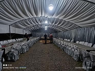 Услуги по строительству и ремонту: Satılır 2ed cadir 200 .250 nefer like xəyir şer 7.50 eni 20 metir 8 — 8