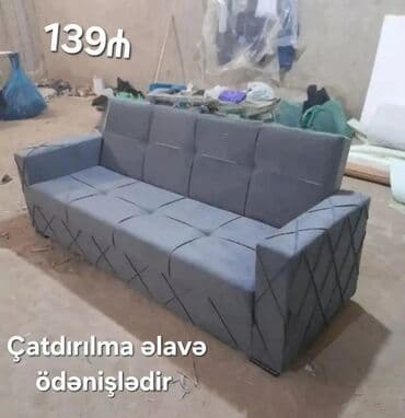 2ci əl divan kreslo: Divan, Yeni, Açılan, Bazalı, Parça, Ödənişli çatdırılma — 10
