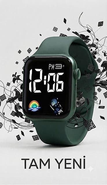 Yeni, Smart saat, Sensor ekran, rəng - Yaşıl