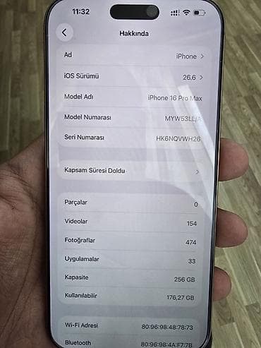 adapter apple: IPhone 16 Pro Max, 256 GB, Desert Titanium, Face ID — 2