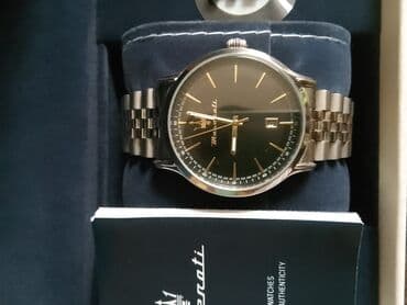 briliyant qaşlı uzuk mətni: Qol saatı, rəng - Qara — 3