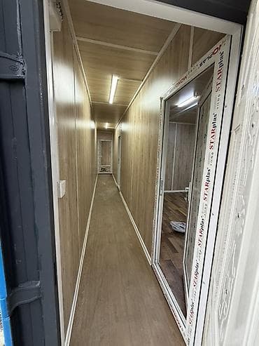 vaqonlarin satisi: Modul konteyner ev/ofis - Ölçü: təxmini 40 ft (uzun konteyner — 4
