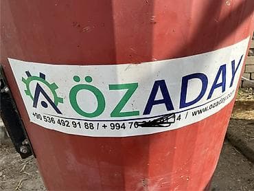 servis avadanliqlari: ÖZADAY elektrikli yem və ot qarışdırıcısı – 1 m³ - Həcm: 1 m³ (korpus — 8