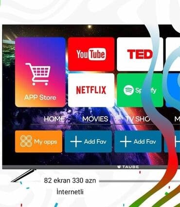 tv wifi qosmaq: Yeni Televizor Samsung Pulsuz çatdırılma, Rayonlara çatdırılma — 1