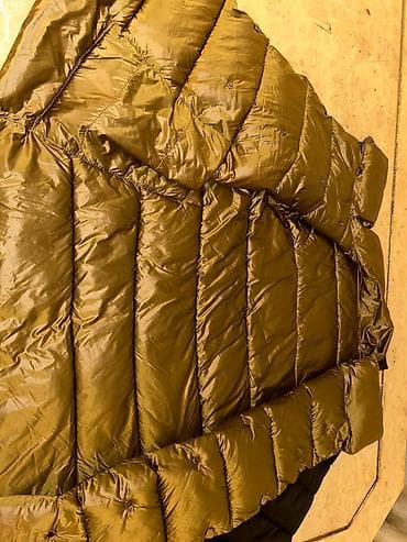 Üst geyimləri: Qara rəngli, qalın puff (quilted) qadın/kişi qış gödəkçəsi. - İkiüzlü — 3