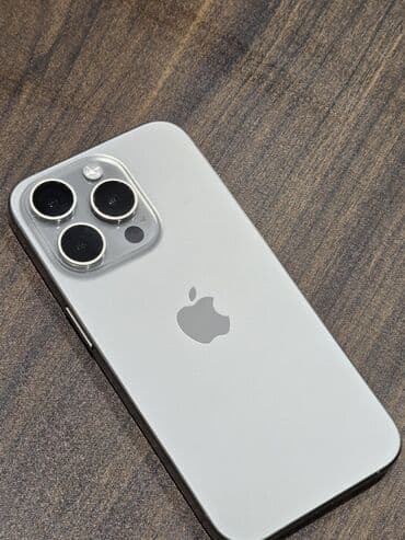 15 про макс: IPhone 15 Pro, 256 ГБ, Natural Titanium, Беспроводная зарядка, Face ID — 1