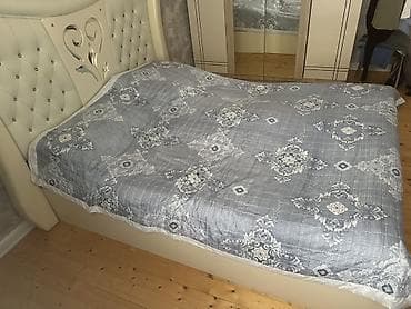 taxt iwlenmiw: İşlənmiş, İkinəfərlik çarpayı, Bazalı, Matras ilə, Siyirməsiz — 1