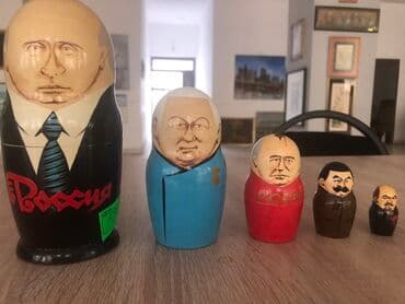 Boşqablar: Винтажные матрешки — 9