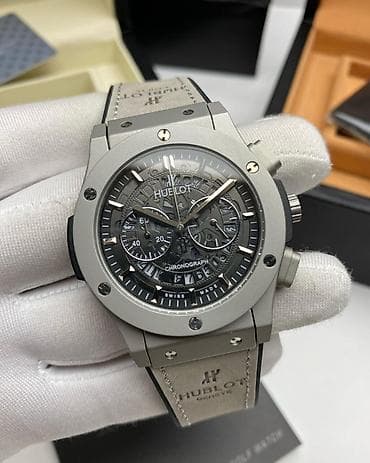 sensor saatlar: Hublot Geneve kişi qol saatı – kronoqraf funksiyalı model - Korpus — 1