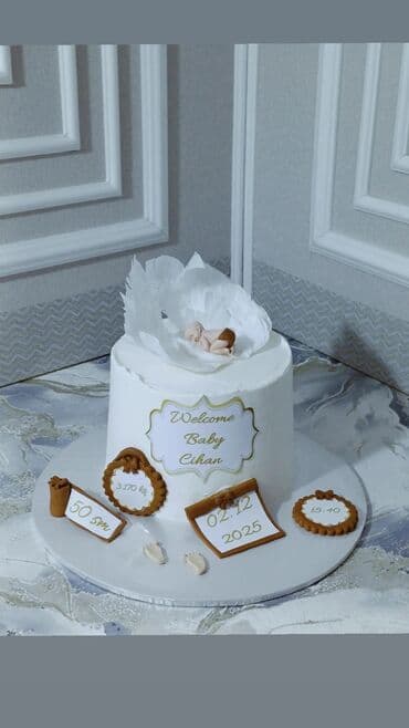 Кондитерские изделия, сладости: Şəxsi dizayn tortlar və şirniyyat dekoru - Yubiley, nişan, ad günü — 4