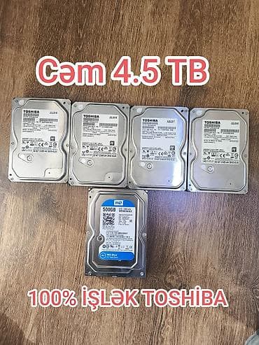 Daxili Sərt disk (HDD) Toshiba, 1 TB, 7200 RPM, 3.5", İşlənmiş