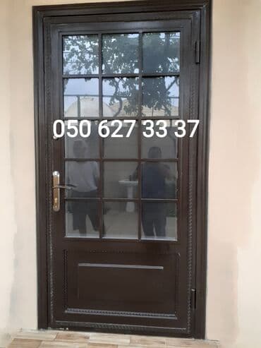 islenmis demir resotkalar: Dəmir Darvaza seyf qapılar reşotka perilaların yığılması yerində təmir — 7