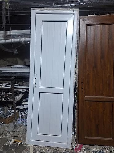 profil ucun şekiller: İşlənmiş Plastik qapı Çərçivə ilə, Zəmanətli, Ödənişli quraşdırma, Ünvandan götürmə — 8