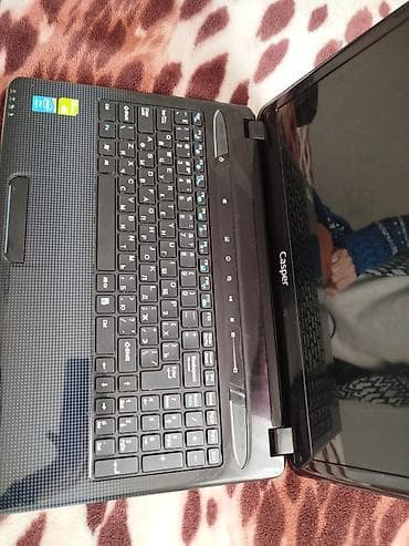 ikinci el macbook pro: Casper noutbuk - Marka/model: Casper (klassik qara korpus, parlak üst — 3