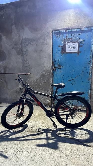 isma taurus 29: Velosiped – dağ/şəhər tipli, 26” təkər ölçüsü - Rəng: qara, qırmızı — 2