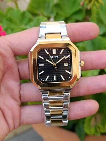 almaniyada saat neçədir: Yeni, Qol saatı, rəng - Qızılı — 13