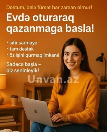 iş elanlari tap az: Маркетолог требуется, Удаленная работа, Любой возраст, Без опыта — 2