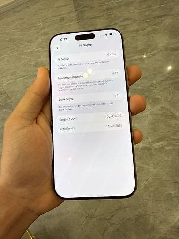 iphone 7 irsad electronics: IPhone 16 Pro Max, 256 GB, Desert Titanium, Zəmanət, Barmaq izi, Simsiz şarj — 2